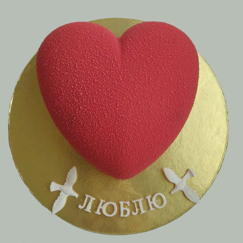 Торт на День Валентина - Люблю