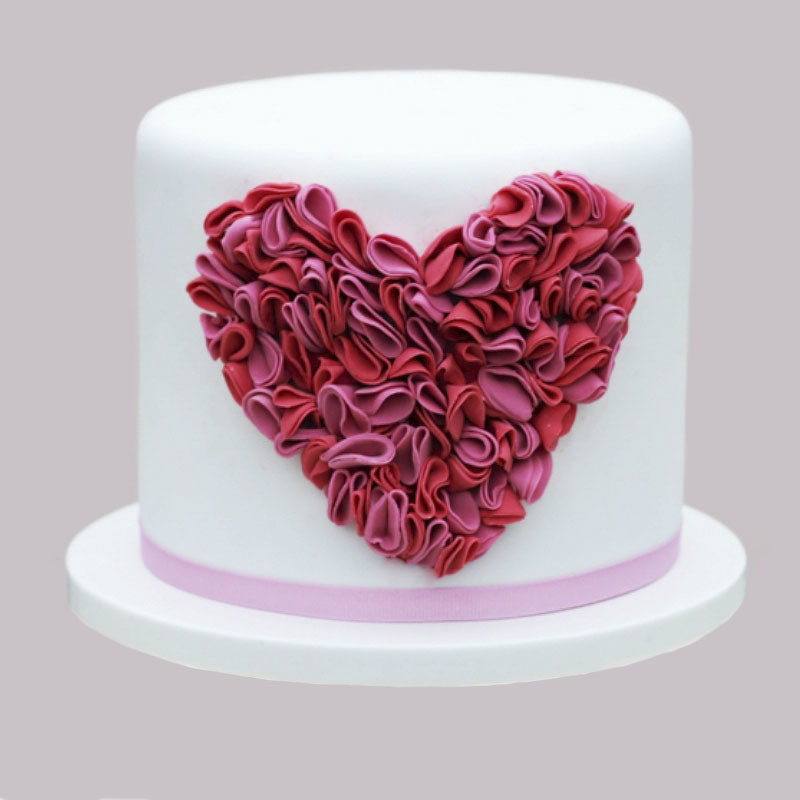 Торт на День святого Валентина 