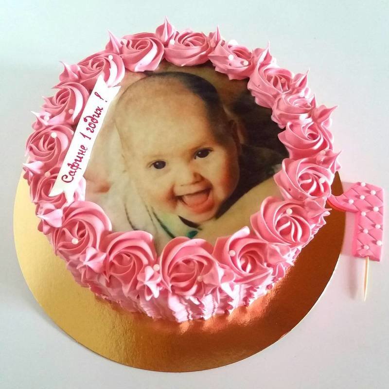 Торт С фото ребенка