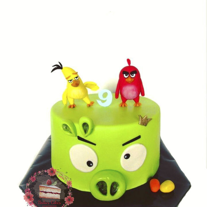 Торт Angry Birds 10