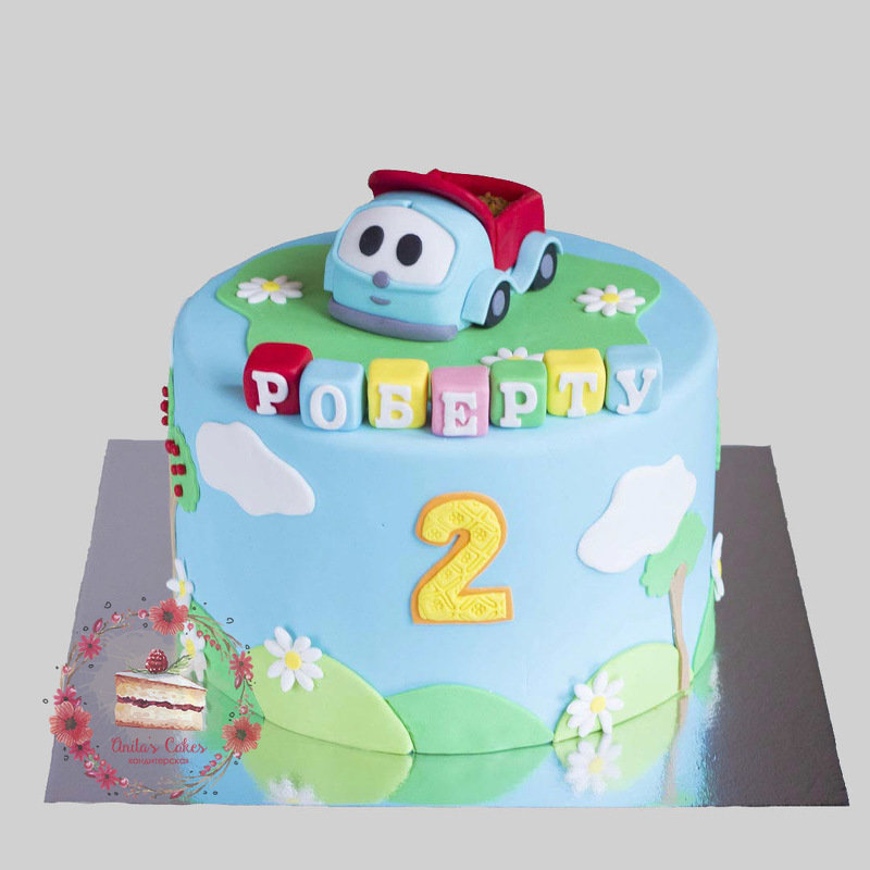 Торт Грузовичок Лёва 4
