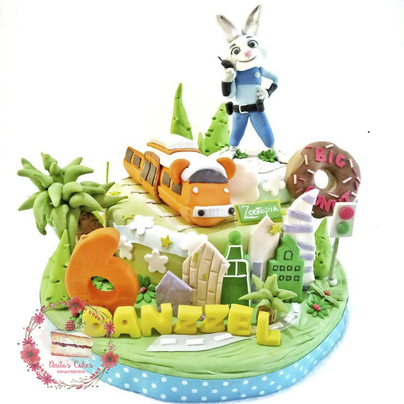 Торт Зверополис 9